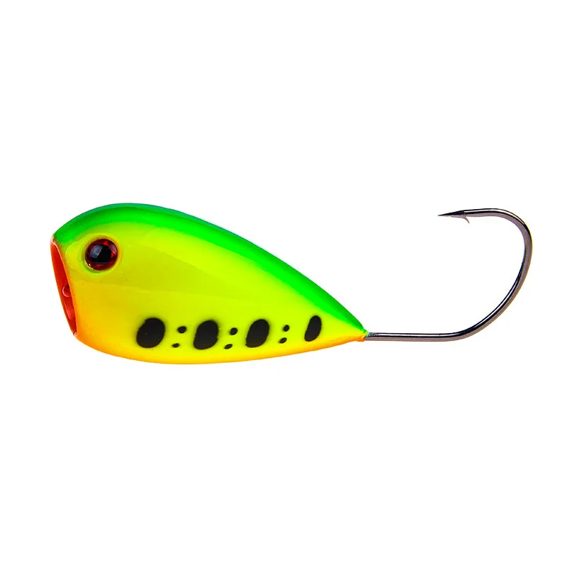  1PCS Croatian egg 80mm 12.9g Popper Fishing Lure Crank Bait Artificial Bait Swim Bait Wobblers Fish