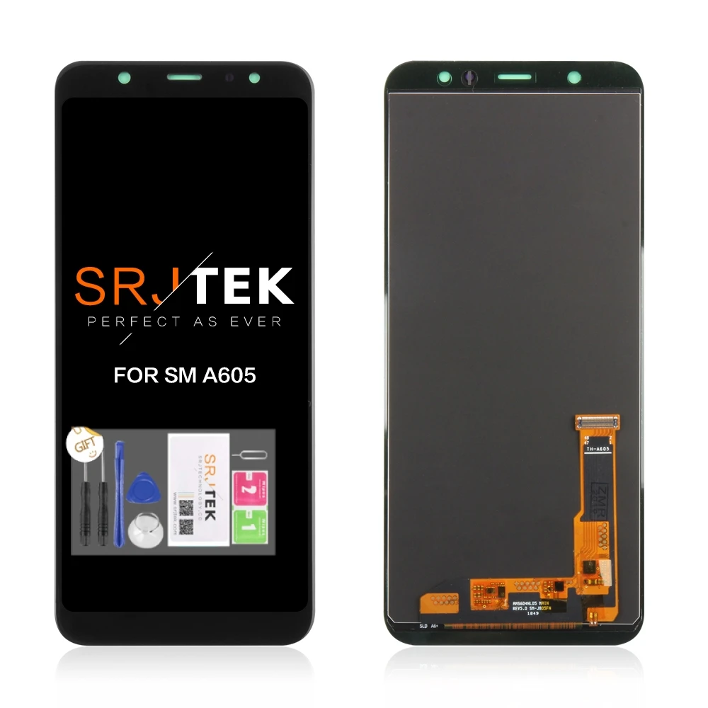 

TFT/Original 6" LCD Display For Samsung Galaxy A6 Plus 2018 A6+ A605FD A605 LCD Display Touch Screen Digitizer Glass Assembly