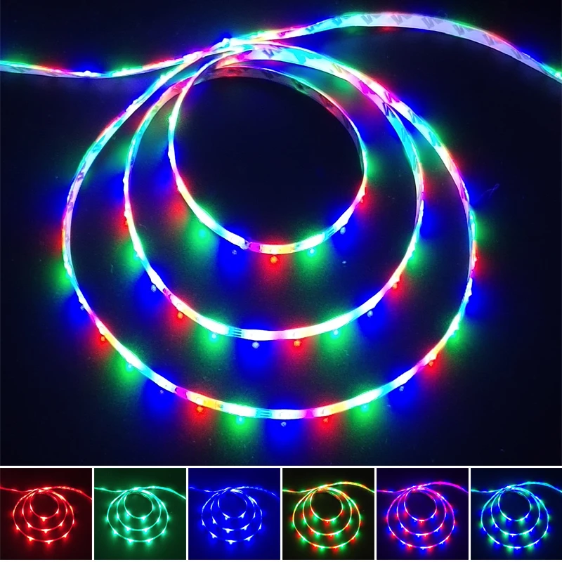 RGB светодиодный светильник Luces Водонепроницаемый ing гибкая лента диод 2835
