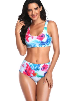 

Tie Dye Bikinis High Waist Bikini Brazilian Bikini Women Swimsuit Plus Size Swimwear Bikinis 2018 Mujer Sexy Bathing Suits