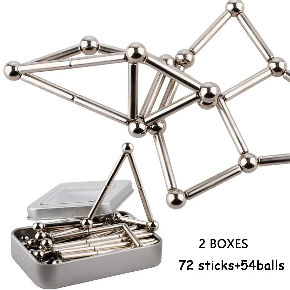 Neocub магнитные шарики 5 мм 216 шт./компл. с магнитной застёжкой строительные блоки дизайнер креативная развивающая игрушка подарок на год - Цвет: XMJ-0054