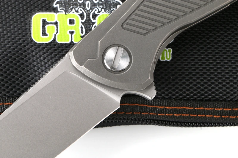 Green Thorn F95 складной нож для ежедневного использования, D2 стальное лезвие titanium Ручка Открытый Отдых Охота EDC инструменты карман кухонные принадлежности F95R19