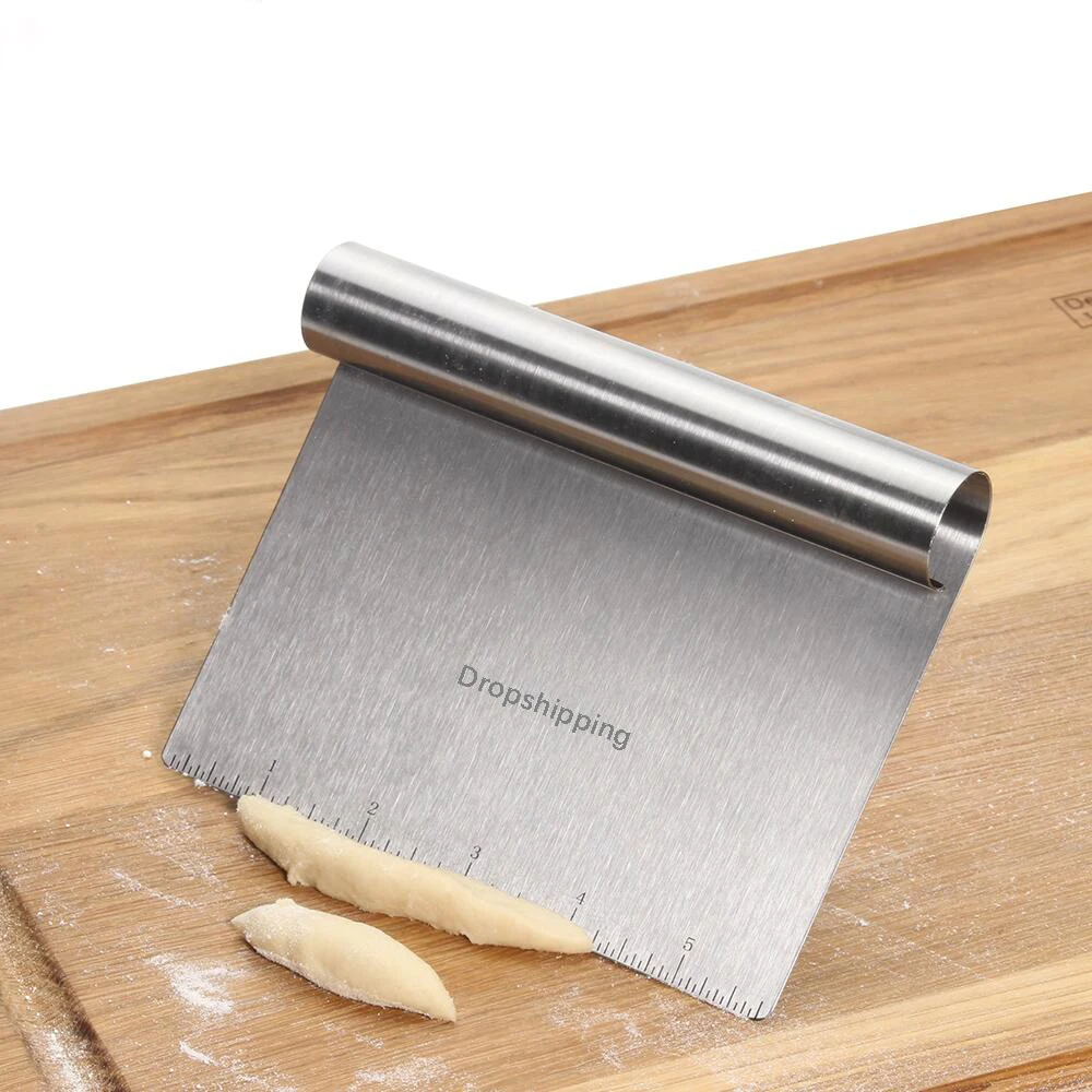 Drop shipping Multi-purpose Stainless Steel Scraper & Chopper Dough Pizza Cutter kitchen tools | Дом и сад