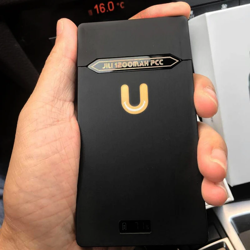 Мобильная Зарядка универсальная совместимая Зарядка для электронной сигареты Pods Чехол держатель коробка ЖК-индикатор зарядки для JUUL