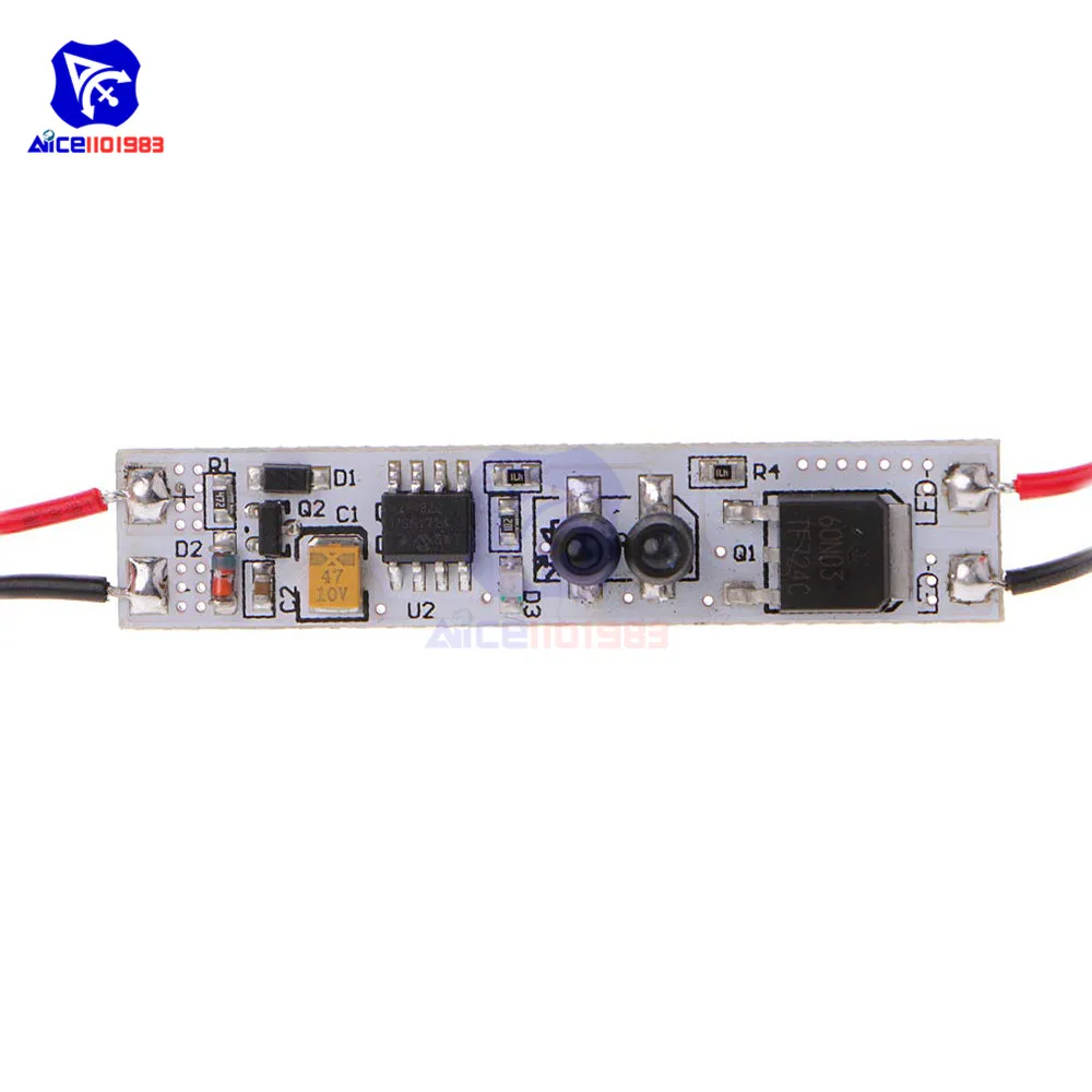 Diymore LP-1019 светодиодный модуль датчика 5А 12 В 48 Вт датчик присутствия обнаружения для светодиодной полосы света