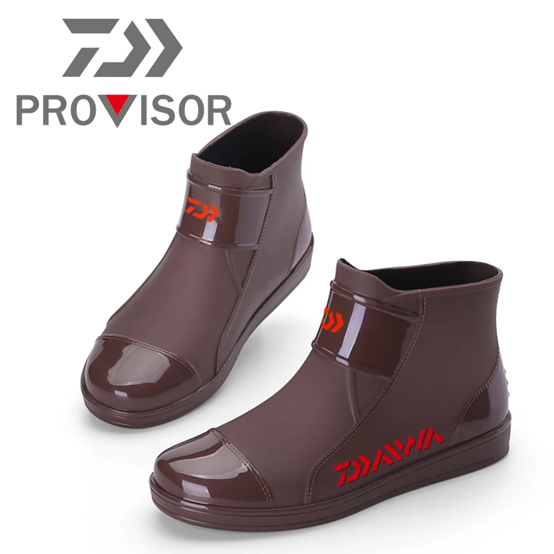 Daiwa/ г. Нескользящая Уличная обувь новая теплая водонепроницаемая обувь для рыбалки DAWA модная обувь с открытым носком два цвета 40-44