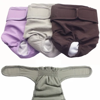 

Reusable Washable Dog Diapers Adjustable Wraps Sanitary Pants Pets Durable Doggie Super-Absorbent Underwear Shorts