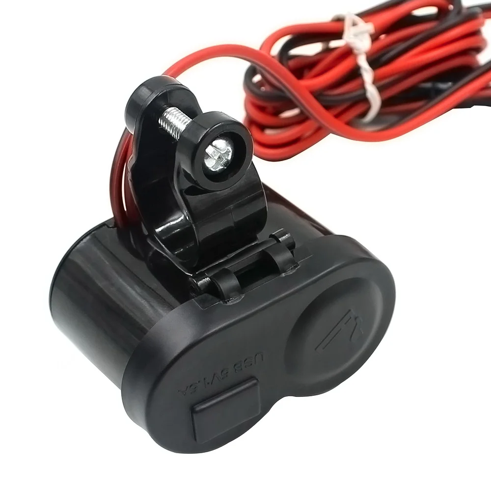 1 Pcs 12 В и 5 в USB прикуриватель тип разъем питания телефон зарядка велосипед аксессуары водонепроницаемый портативный мото автомобильное электрическое зарядное устройство - Цвет: 1 Pcs