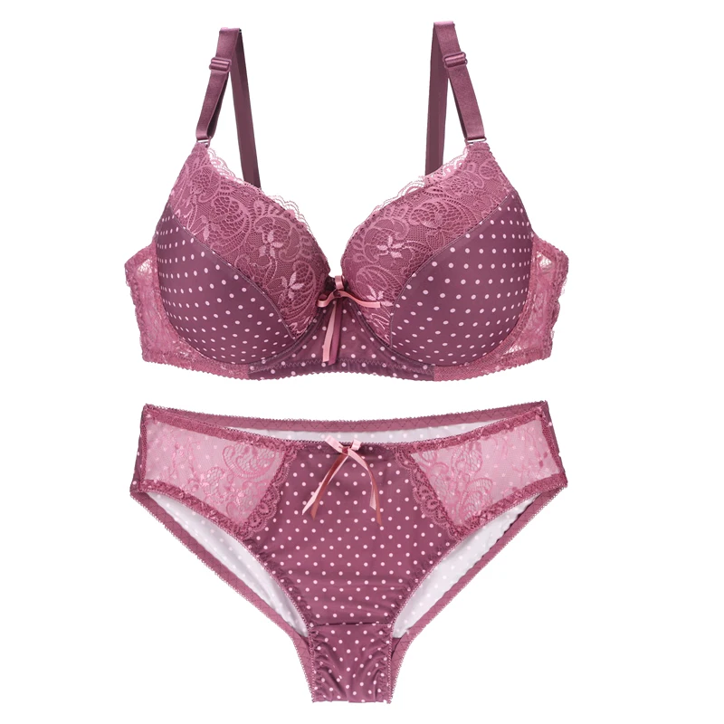 bra and knicker sets cheap Nouvelle Seamless Sexy Lace Straps Plunge Push Up Bra Women Underwear Plus Size Lingerie BCDE Cup Underwire Brassiere lounge underwear set