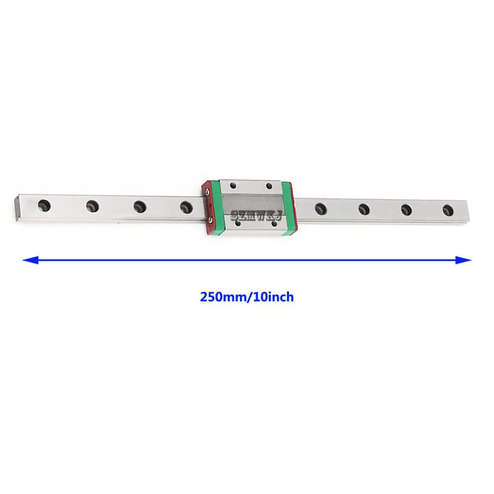 

1PCS 250mm Miniature CNC Linear Rail Sliding Motion Mini Slide Rail Linear Guide W/ MGN12H Sliding Block for CNC 3D Printer DIY