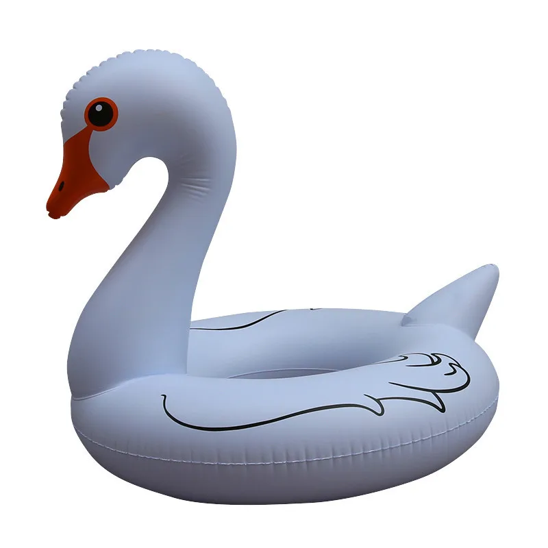 Гигантский черный белый лебедь в форме животных надувные ПВХ летние кольца для плавания бассейн поплавок надувной матрас пляжная вода