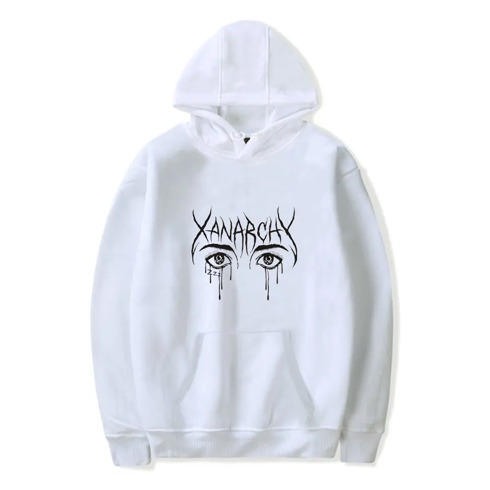 Толстовка Lil Xan xанархий с индивидуальным дизайном худи принтом мужские и женские