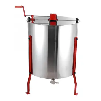 

High Quality 6 Frame Honey Extractor Stainless Steel 6 Frame Manual Honey Extractor Honey Centrifuge Beekeeping Equipment 35kg