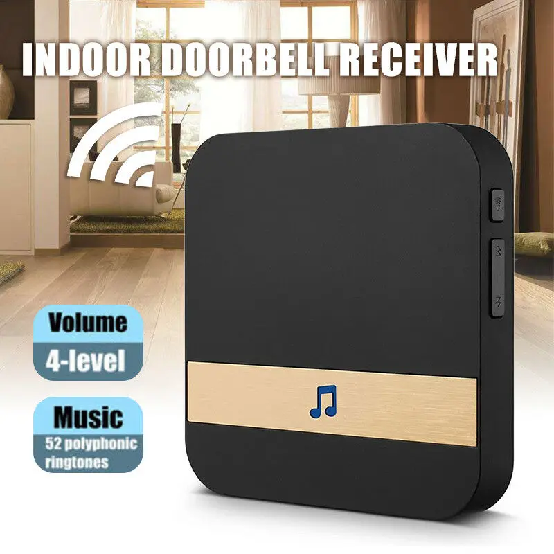 

Smart WiFi Doorbell Visual Intercom Secure Camera Video Wireless Remote Door Bell CCTV Chime Phone APP
