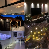 10pcs Small Recessed LED 1W Downlight 12V Foco Spotlight Home Ceiling Stairs Walkways Cabinet Decor Spot Bulb Light with Driver 2