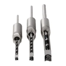 

HSS Metric Mortising Chisel Woodwork Square Hole Drill Bit Cutter Tool new