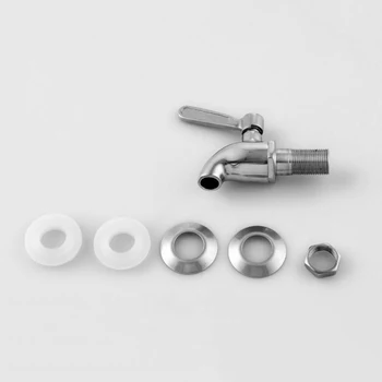 

1 Pcs Of 304 Stainless Steel Beverage Drink Wine Barrel Faucet Water Tap Dispenser Accessories