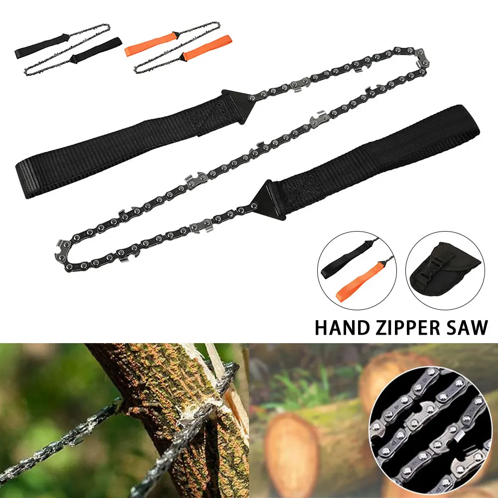 

Portable Handheld Survival Chain Saw Emergency Chainsaw with Bag Outdoor Camping Hiking Handsaw Wood Cutting Tool Freeship