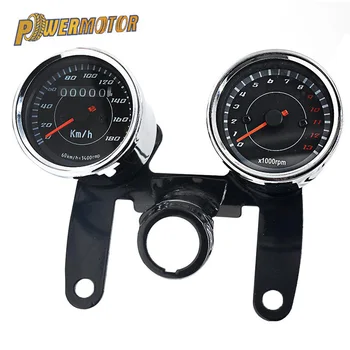 

Motorcycle LED Instrument Mechanics Tachometer Speedometer Gauge Scooter for Honda Cm125 Cbt125 Kawasaki Suzuki GN125 150 Retro