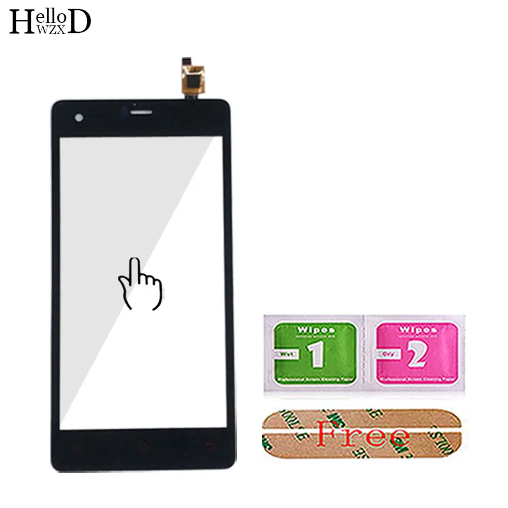 Mobile Touch Screen For Dexp IXION ES245 ES250 ES255 ES550 Digitizer Panel Touch Screen Lens Sensor TouchScreen 3M Glue Wipes
