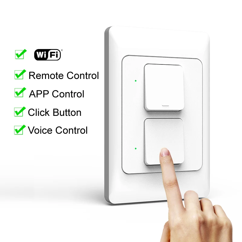  TOBAGO Wifi Kinetic Light Switch Smart Home Automation SystemUS AU 1 2 3 Gang Wireless Wall Switch  - 33056692812