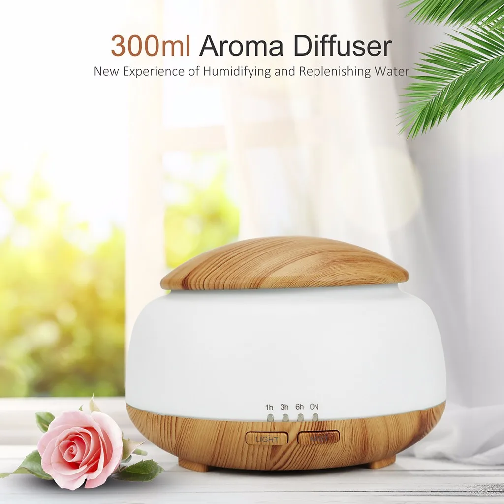 Диффузор эфирного масла с пультом дистанционного управления Мини OilCool Mist Humidifie увлажнитель воздуха дропшиппинг 19July23 300 мл Diffuser диффузор