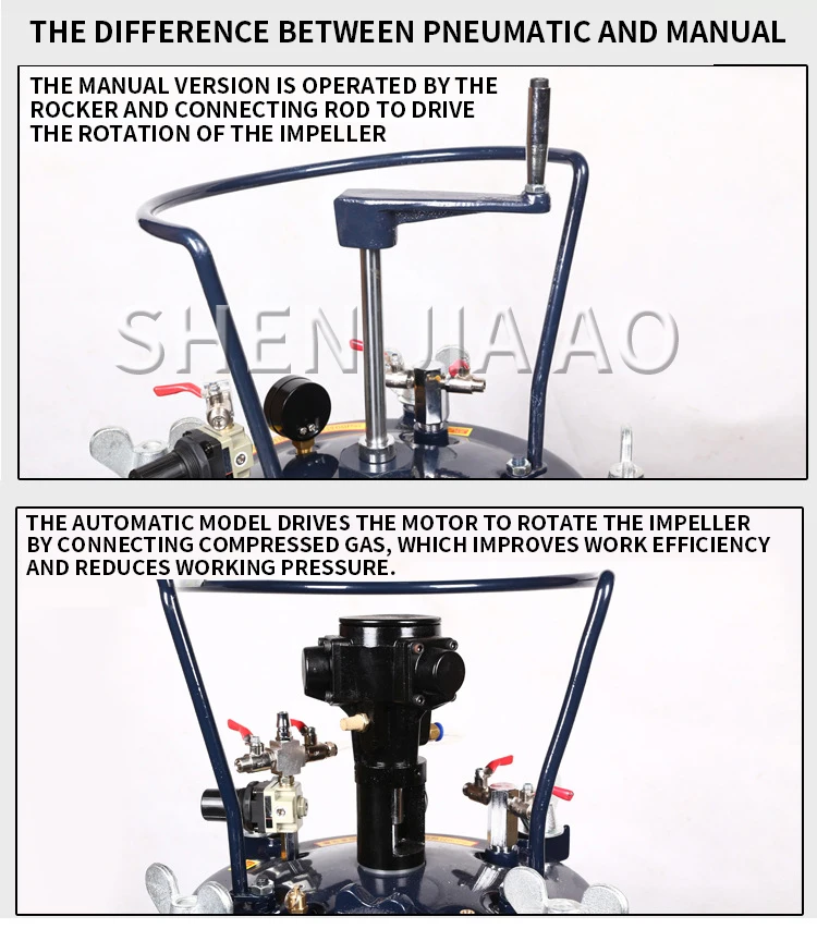 10L manual spray paint tank, paint, ink, glue, resin mixing pressure tank, XQ-10