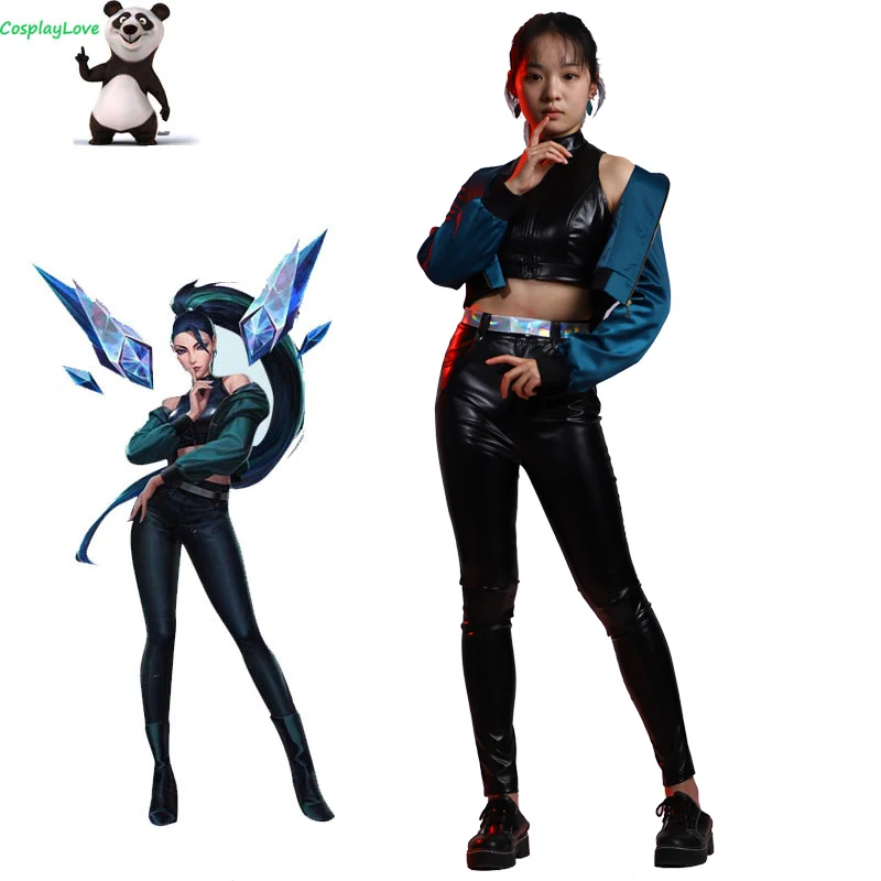 

CosplayLove Game LOL 2020 KDA K/DA THE BADDEST Kai'Sa Kaisa Cosplay Costume Custom Made For Halloween Christmas
