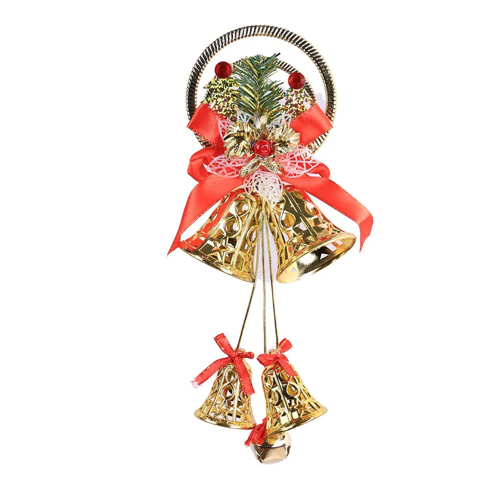 45# Christmas Bell Decortive Pendant Christmas Tree Hanging Ornament Home Decor Hanging Pendant Christmas Tree Decor - Цвет: F