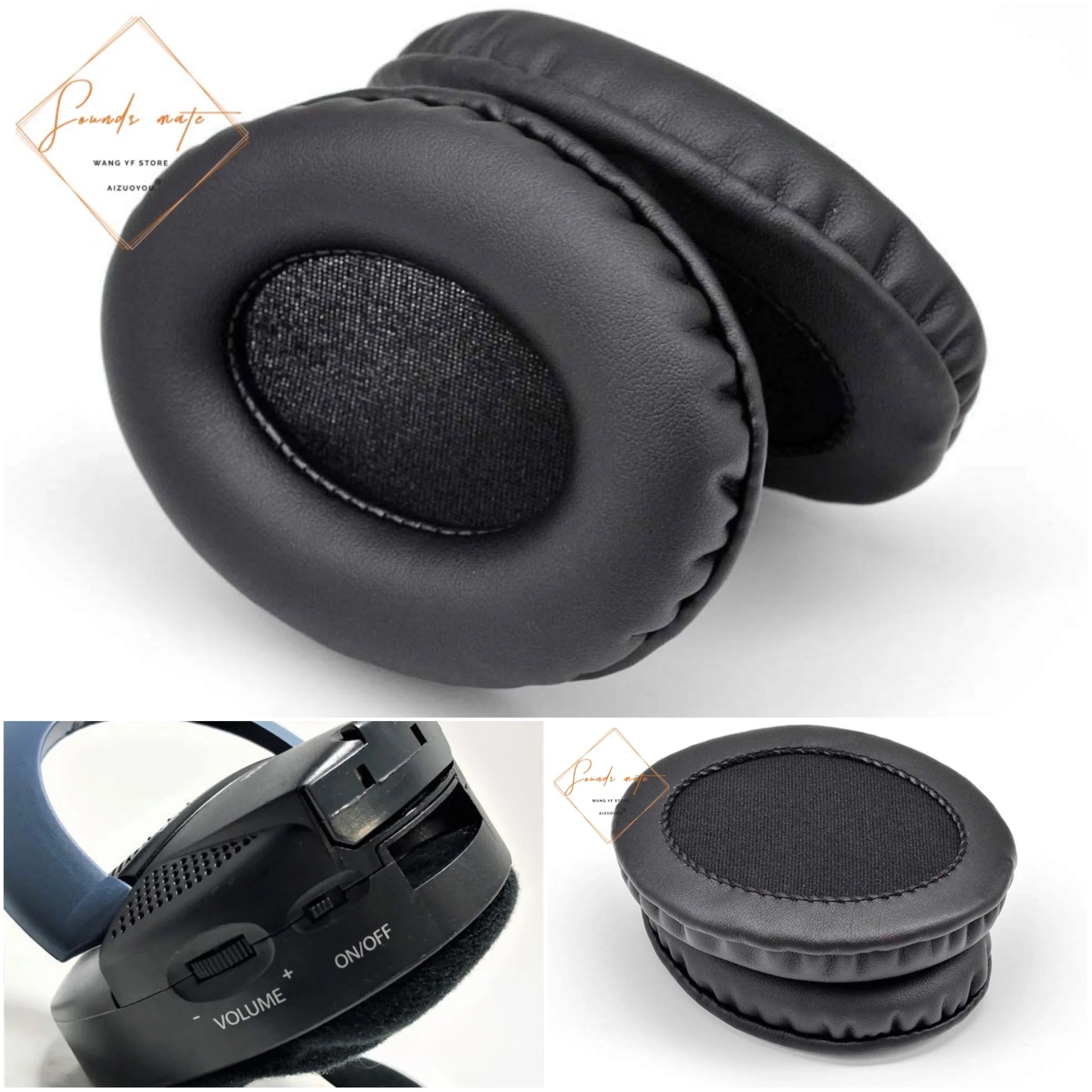 EarMuff Foam Ear Pads Cushion For Sennheiser hdr45 HDR 45 headphones Headset EarPads
