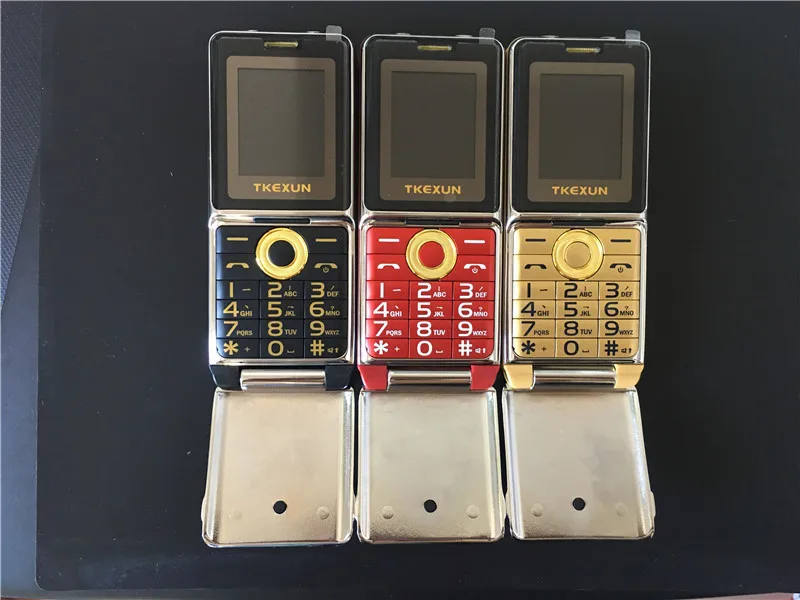 Новинка 2018 оригинальный телефон раскладушка TKEXUN G6000 с двумя Sim картами MP3 MP4 фонарь
