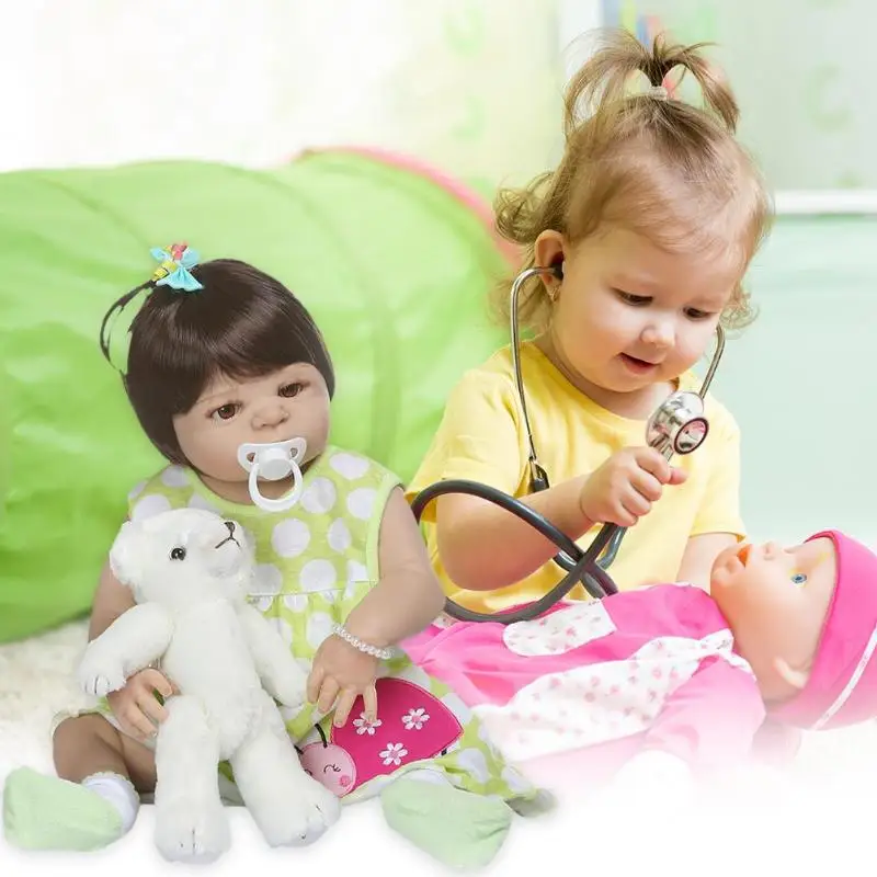 

Vinyl Cute Simulation Newborn Baby Doll Safety Non Toxicity Environmental Protection Reborn Lifelike Dolls Accompanying Toys