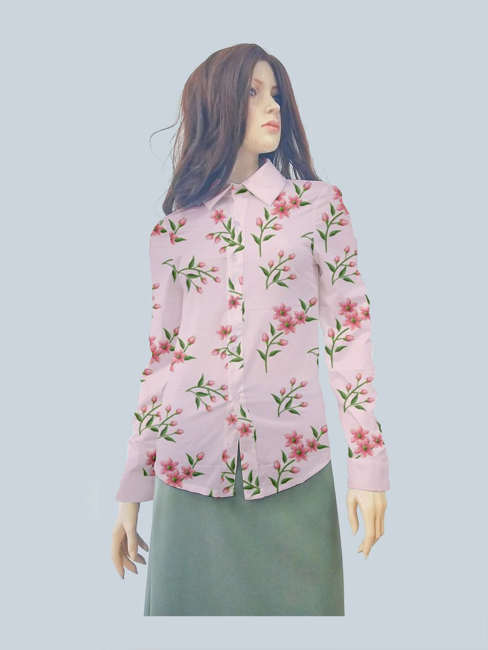 Style 2 Женская Модная стильная рубашка с длинным рукавом и 3D принтом - Цвет: Style 2