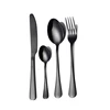 Tablewellware Tableware Black Cutlery Set 24 Pcs Stainless Steel Cutlery Box Forks Knives Spoons Dinner Set Kitchen Spoon Set ► Photo 3/6