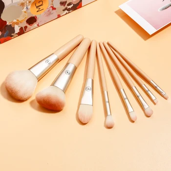 

Miss Gorgeous 8pcs Makeup Brushes Beauty Cosmetic Powder Eye Shadow Blending Eyeliner Eyelash Eyebrow Brushes Make Up Tools Set