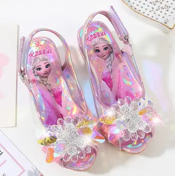 

high heels Girls sandals children fashion princess Party shoes kids glitter summer shoes chaussure enfants fille sandalias