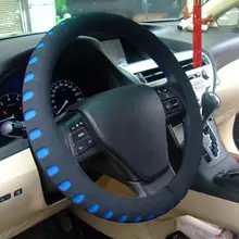 Osłona na kierownicę do samochodu 5 kolorów nowa EVA wykrawająca uniwersalna osłona na kierownicę do samochodu o średnicy 38cm Automotive Sup tanie tanio CN (pochodzenie) Kierownice i piasty kierownicy Red Gray Blue Yellow Green 0 12kg Car steering wheel cover