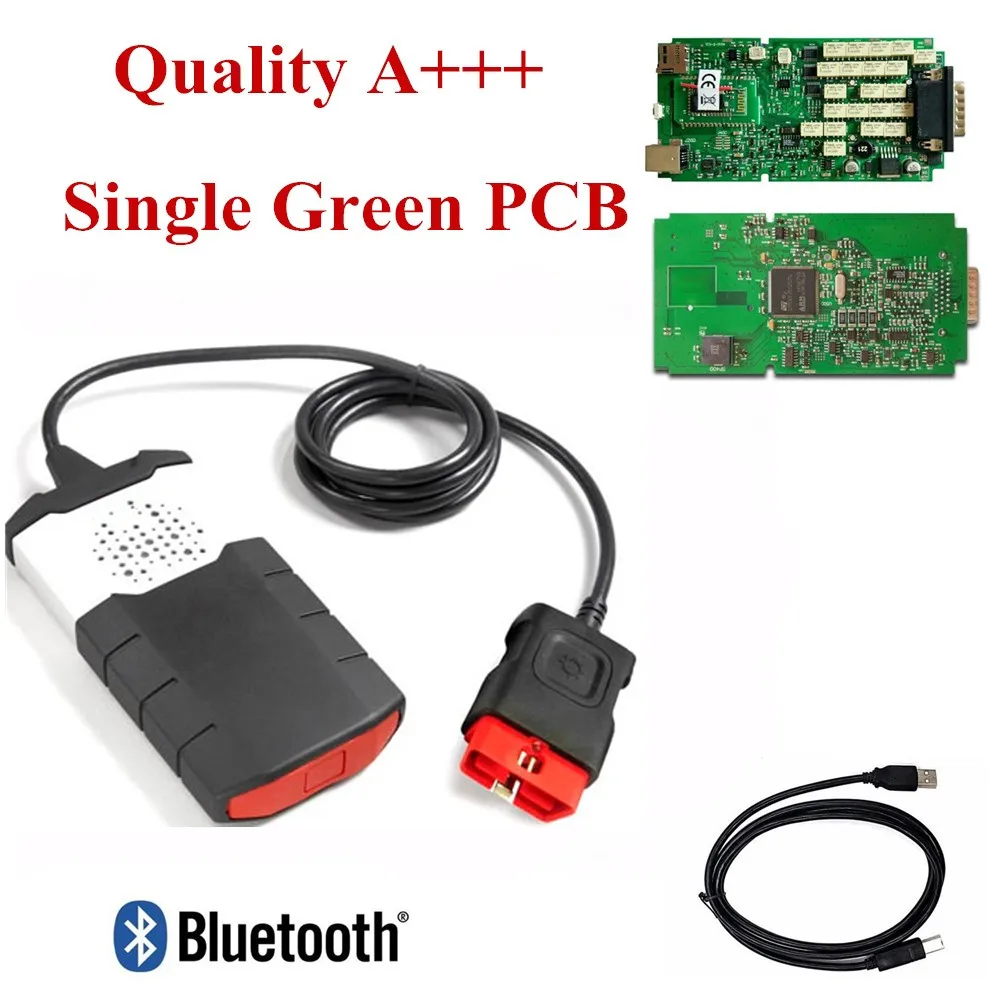 Quality A+ Single Green PCB board For Diagnostic vd ds150e cdp Bluetooth Cars& Trucks Scanner.3 /.00 Optional