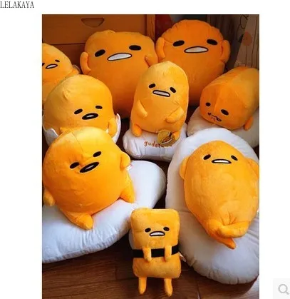 40*30 см японская Милая Подушка Gudetama ленивый яичный желток брат плюшевая подушка
