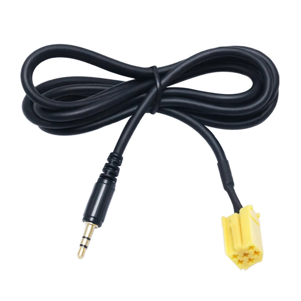 3.5mm Connetor Practical Durable For Fiat Grande Punto Car Audio Audio Line Input Smartphones Aux Cable Accessory Stereo Long