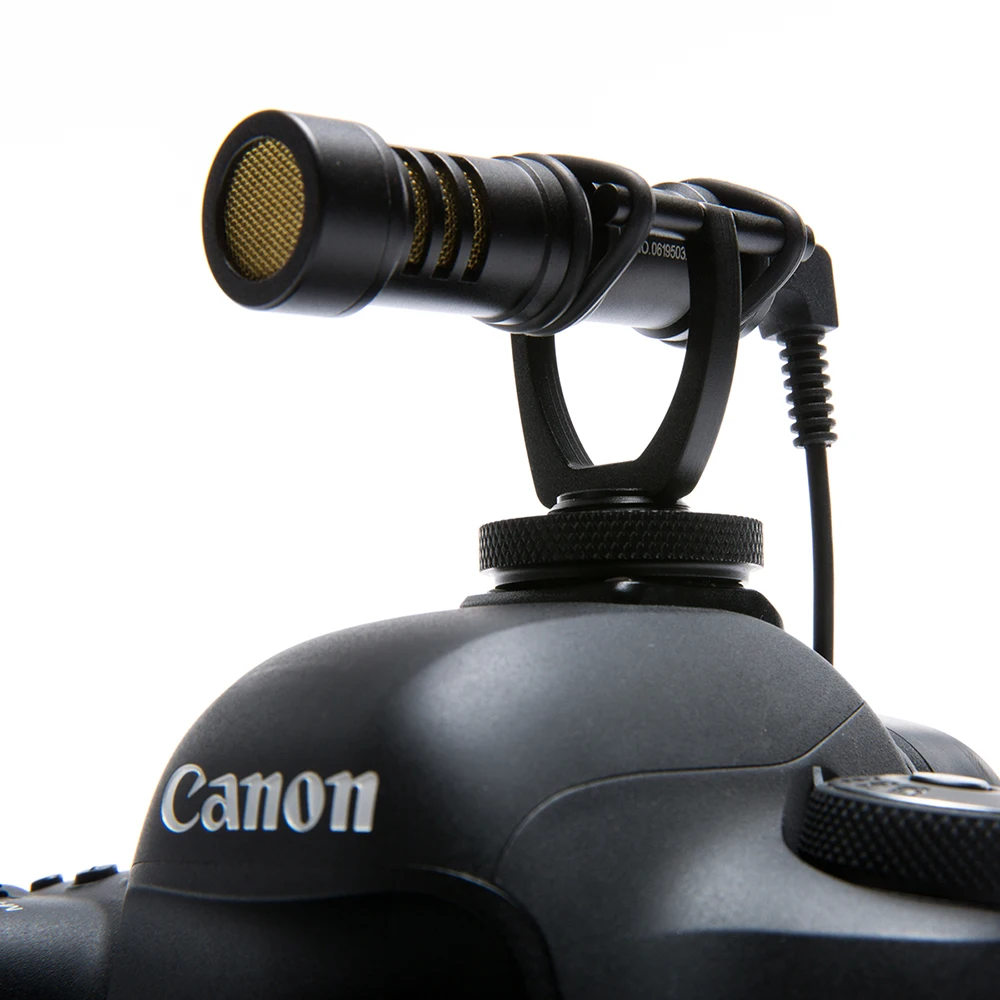 Mini Condenser Video Recording Microphone on-Camera Vlogging for iPhone Samsung Canon Nikon Sony DSLR Cameras
Mini Condenser Video Recording Microphone on-Camera Vlogging for iPhone Samsung Canon Nikon Sony DSLR Cameras
