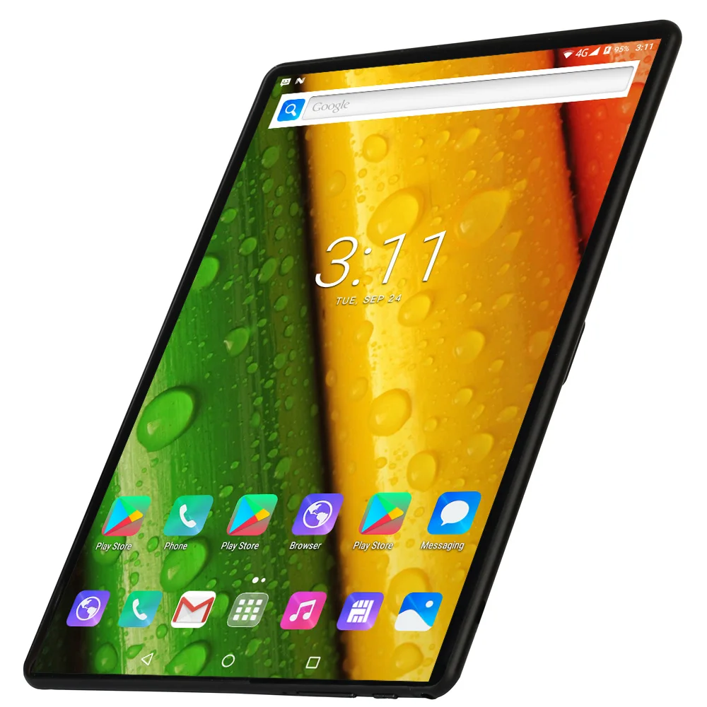  BDF Tablet 10 Inch 3G/4G LTE Phone SIM Tablets Pc Android 9.0 Google Play Ten Core 8GB/128GB IPS Ta