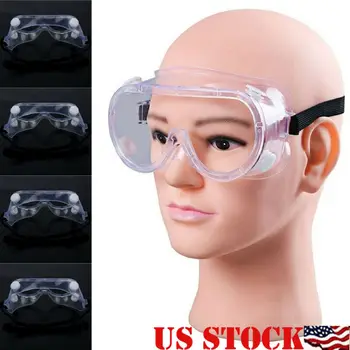 

Anti-viru Safety Goggles Over Glasses Soft Clear PC Antiviru Fog Spray Hospital Goggle