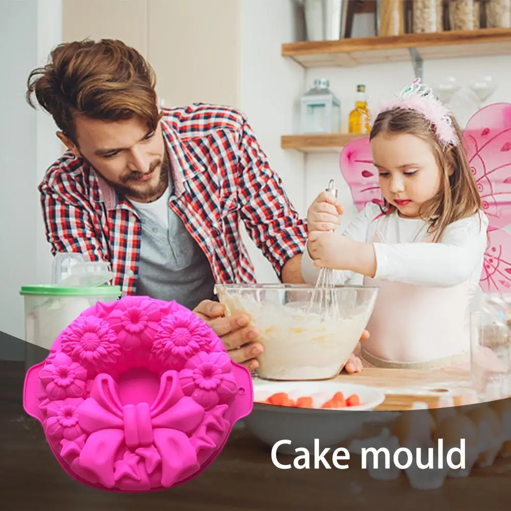 Силиконовая форма противень для выпечки микроволновая печь аксессуары DIY Форма для торта декоративная Бытовая Инструменты для выпечки