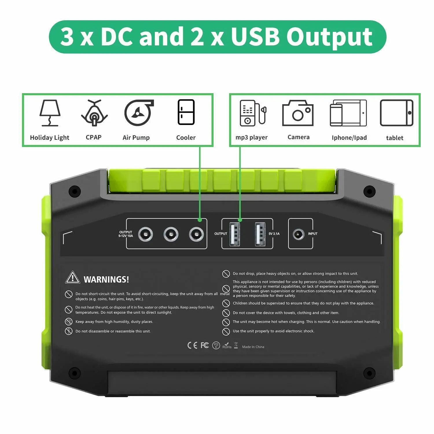 AC 110V 220V 167Wh портативный генератор солнечной энергии аккумулятор 150W для кемпинга аварийный блок питания