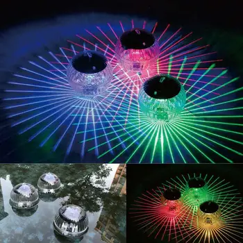 

ABS Color Change Floating Solar LED Colorful Waterproof Decorative Lights Pool Outdoor Energy Saving