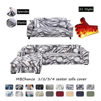

Stretch Slip-Cut Elastic Stretch Sofa Cover for Living Room Couch Cover L shape Armchair Cover Single / Two / Three Seat xiaomi