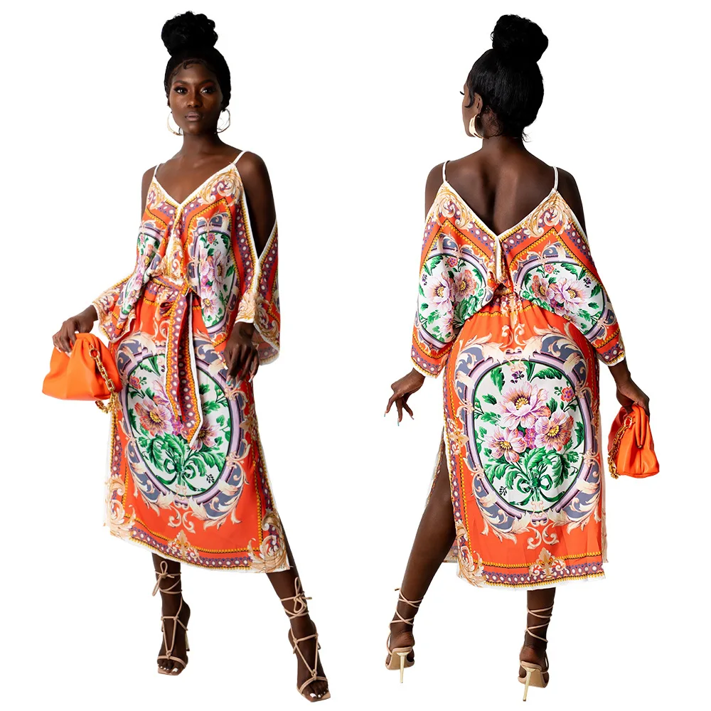 Sexy Suspender Dress African Clothing Summer Casual Women