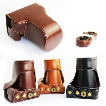 

PU Leather Case Protective Body Cover Case For Canon EOS M3 EOSM3 Camera Bag Top