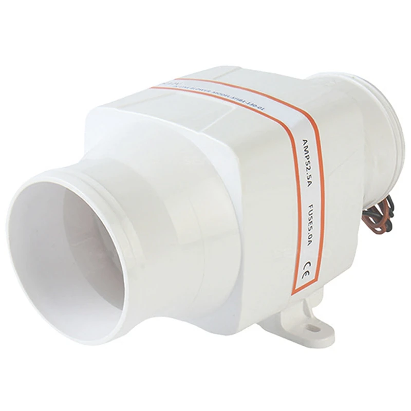 Air Blower Bilge Engine Marine Ventilation Fan Corrosion Resistant ABS